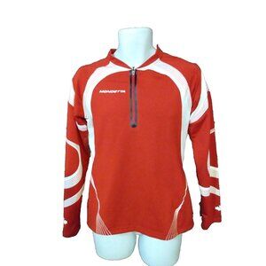 Womens Mondetta Team Canada Curling Shirt Jersey 1/4 Zip Large Long Sleeve